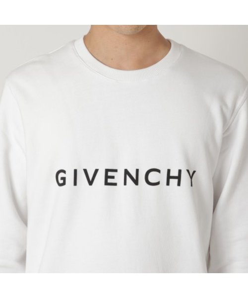 GIVENCHY(ジバンシィ)/ジバンシィ スウェット スリムスウェットシャツ モルトン ロゴ アーキタイプ ホワイト メンズ GIVENCHY BMJ0HA3YAC 100/img04