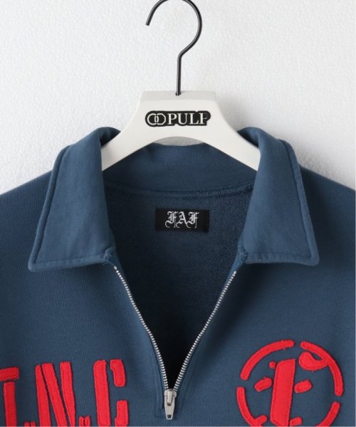 【FAF (FAKE AS FLOWERS) / フェイク アス フラワーズ】HALF ZIP SWEAT TOP FAKE AS FLOWERS FAF フェイク アス フラワーズ