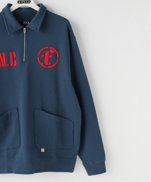 【FAF (FAKE AS FLOWERS) / フェイク アス フラワーズ】HALF ZIP SWEAT TOP FAKE AS FLOWERS FAF フェイク アス フラワーズ