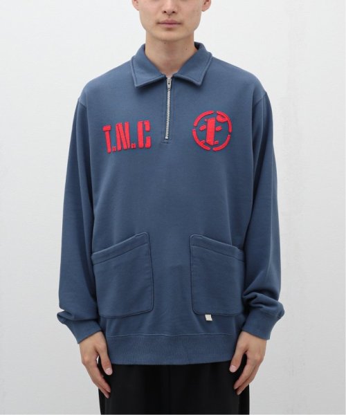 【FAF (FAKE AS FLOWERS) / フェイク アス フラワーズ】HALF ZIP SWEAT TOP FAKE AS FLOWERS FAF フェイク アス フラワーズ