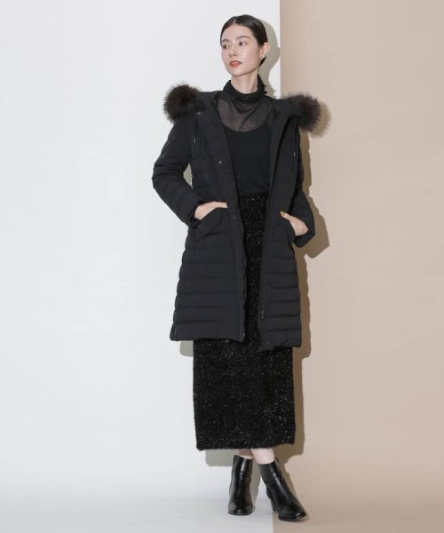 「西川ダウン(R)」ストレッチロングシェイプダウン 西川ダウン で定番人気のウエストシェイプ型ロングダウンに新型が登場