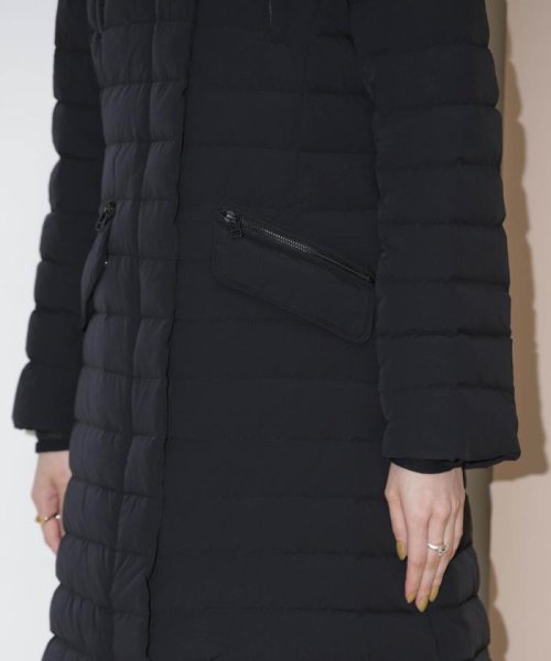 「西川ダウン(R)」ストレッチロングシェイプダウン 西川ダウン で定番人気のウエストシェイプ型ロングダウンに新型が登場