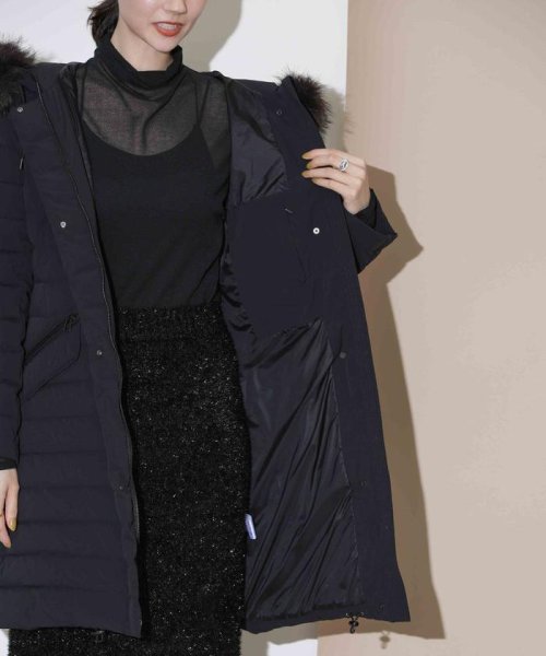 「西川ダウン(R)」ストレッチロングシェイプダウン 西川ダウン で定番人気のウエストシェイプ型ロングダウンに新型が登場