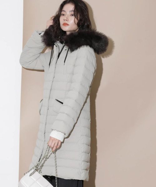 「西川ダウン(R)」ストレッチロングシェイプダウン 西川ダウン で定番人気のウエストシェイプ型ロングダウンに新型が登場