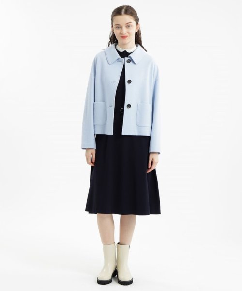 CATON(ケイトン) ソフトツイードブルゾン 