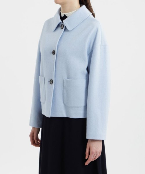 CATON(ケイトン) ソフトツイードブルゾン 