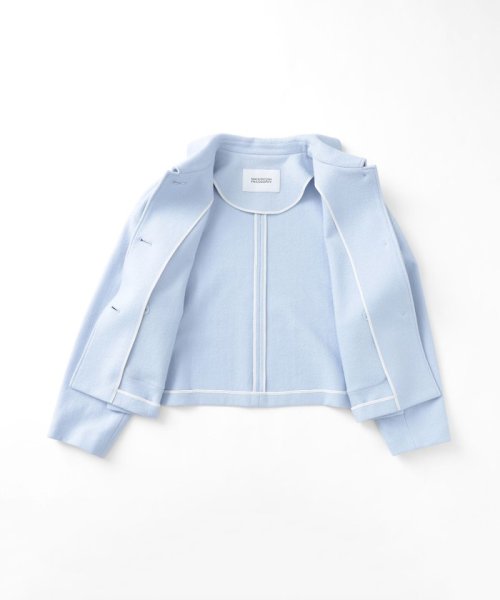 CATON(ケイトン) ソフトツイードブルゾン 