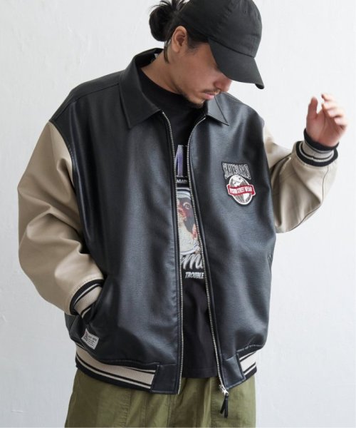 VENCE　EXCHANGE(ヴァンス　エクスチェンジ)/【ユニセックス】VISION STREET WEAR ビジョンストリートウェア フェイクレザーブルゾン/img22