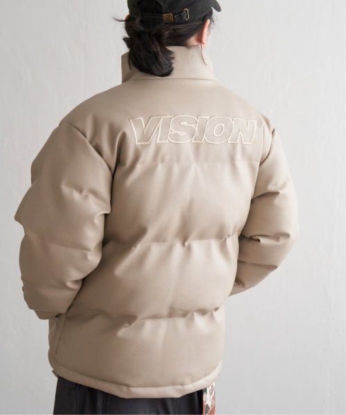 VENCE　EXCHANGE(ヴァンス　エクスチェンジ)/【ユニセックス】VISION STREET WEAR ヴィジョンストリートウェア 中綿フェイクレザーブルゾン/img08