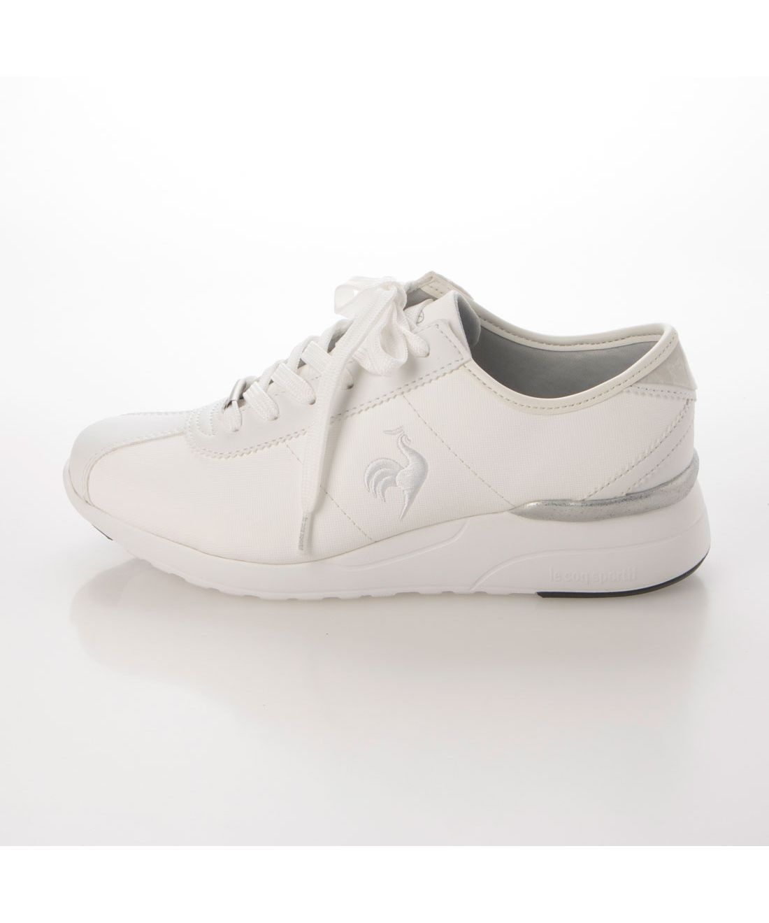 セール】【le coq sportif×Riz raffinee】ヒールアップ厚底スニーカー