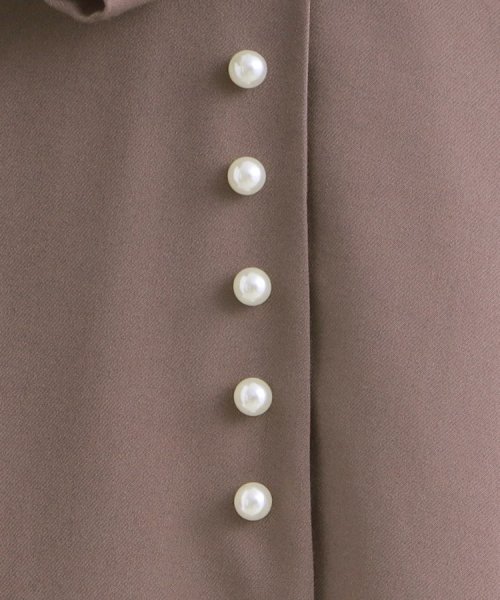 Couture Brooch(クチュールブローチ)/【通勤、オフィスにもおすすめ】リボン付きパール調フレアースカート/img30