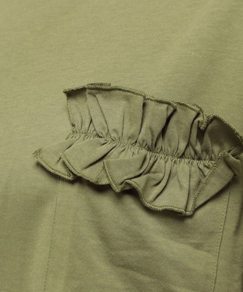 BENETTON (women)(ベネトン（レディース）)/フリルポケット付きショート丈半袖Tシャツ・カットソー/img08