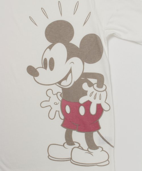 DISNEY(DISNEY)/【DISNEY/ディズニー】Mickey Mouse/PHOO プリント/刺繍 長袖Tシャツ/img01