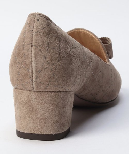 リボンモチーフスリッポンパンプス 