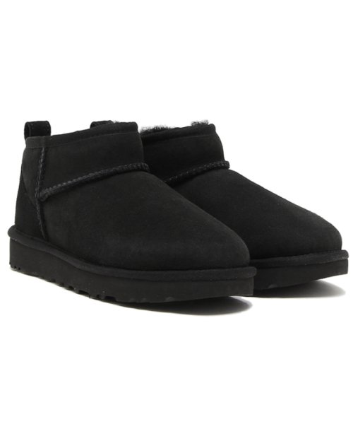 UGG(UGG)/アグ ブーツ クラシック ウルトラ ミニ ブラック レディース UGG 1116109 BLK/img01