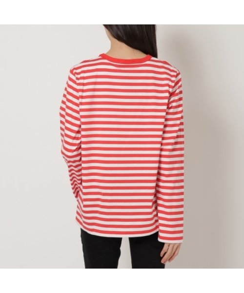 Marimekko(マリメッコ)/マリメッコ Tシャツ・カットソー ロングTシャツ ストライプ レッド レディース MARIMEKKO 092096 865 TASARAITA LONGSLEE/img03