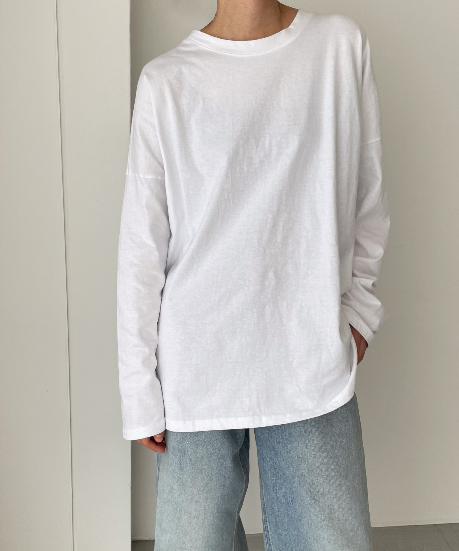 El mar(エルマール)BASICオーバーサイズロングTシャツ(505627366