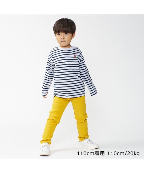moujonjon(ムージョンジョン)/【子供服】 moujonjon (ムージョンジョン) 日本製リップルフライスカラー長パンツ 80cm～140cm M87050/img06
