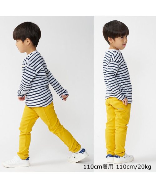 moujonjon(ムージョンジョン)/【子供服】 moujonjon (ムージョンジョン) 日本製リップルフライスカラー長パンツ 80cm～140cm M87050/img07