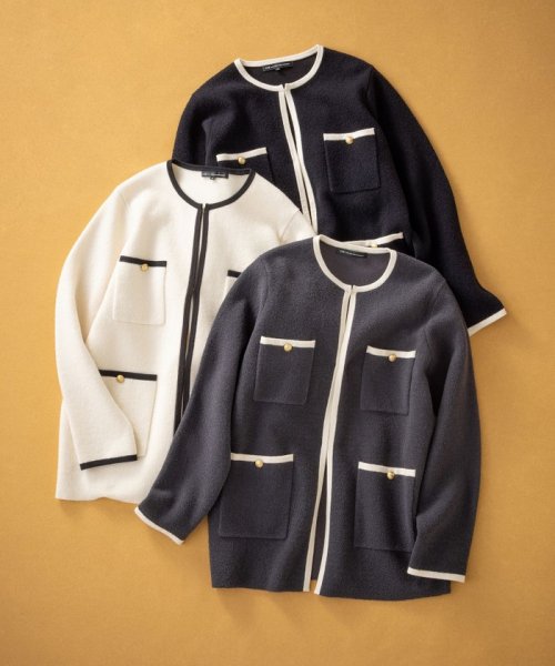 【杏さん着用】ミニブークレ ニットジャケット 人気・おすすめ｜使いやすい・旅行におすすめ 品質保証 全国発送