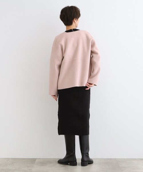 【ウール／カラーコート】リバーショートコート 