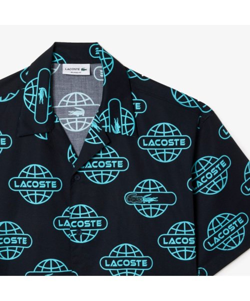 LACOSTE Mens(ラコステ　メンズ)/グローブプリントオープンカラーシャツ/img06