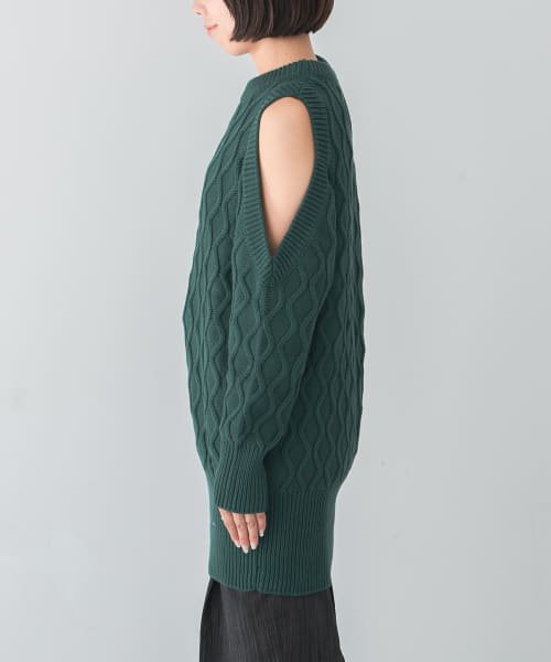 URBAN RESEARCH(アーバンリサーチ)/GANNI　Cable Open Shoulder Knit/img07