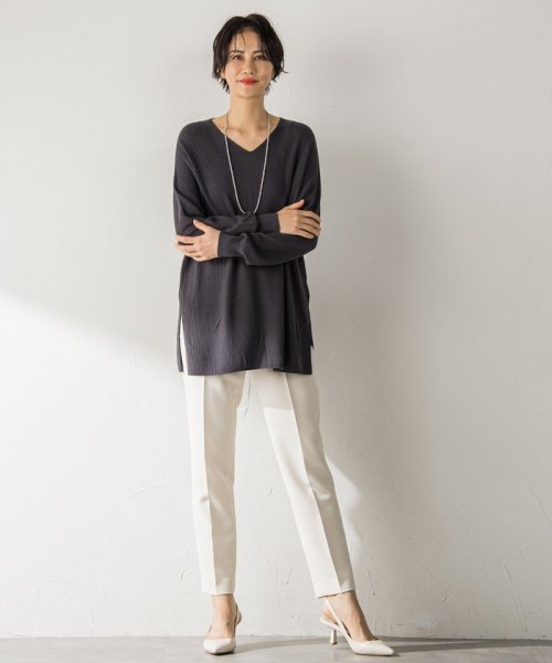 LAUTREAMONT(ロートレアモン)/【洗えるニット】ECOCUWOOL Vネックニットプルオーバー≪シワになりにくい≫≪WEB別注サイズあり≫/img26