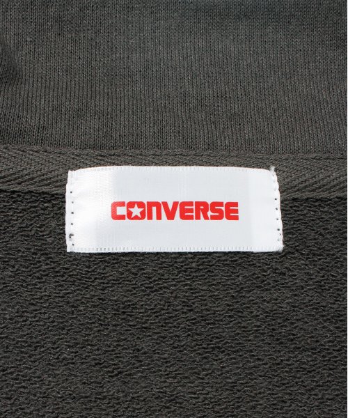 CONVERSE(コンバース)/【CONVERSE/コンバース】裏毛切替配色スタンド襟ハーフジッププルオーバー/img05