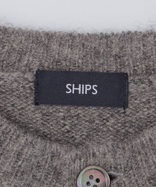 SHIPS MEN(シップス　メン)/*SHIPS: 〈シェットランドタイプ〉 ウール シャギー ニット クルーカーディガン/img31