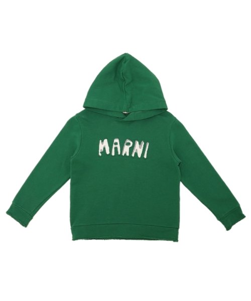 MARNI(マルニ)/マルニ スウェット フード付きスウェットシャツ キッズ ロゴ グリーン キッズ MARNI M00820M00ND IERIA 0M523/img05