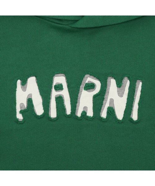 MARNI(マルニ)/マルニ スウェット フード付きスウェットシャツ キッズ ロゴ グリーン キッズ MARNI M00820M00ND IERIA 0M523/img06