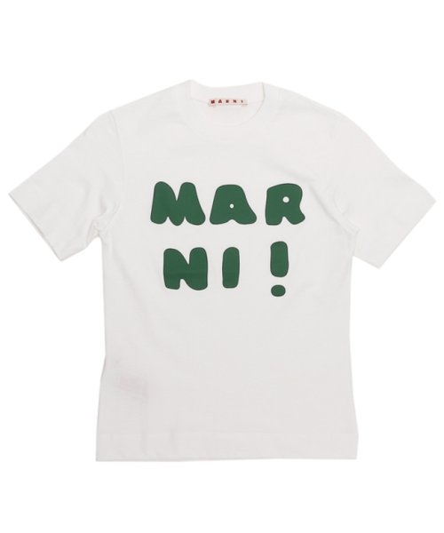MARNI(マルニ)/マルニ Tシャツ・カットソー ロゴプリントクルーネックTシャツ キッズ ロゴ ホワイト キッズ MARNI M00934M00HZ MT163U 0M108/img05
