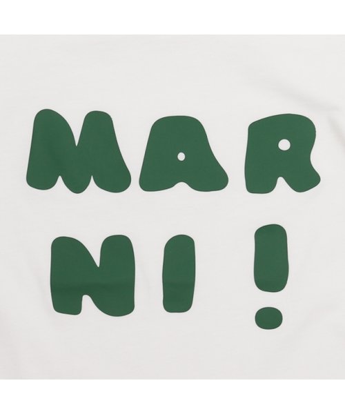 MARNI(マルニ)/マルニ Tシャツ・カットソー ロゴプリントクルーネックTシャツ キッズ ロゴ ホワイト キッズ MARNI M00934M00HZ MT163U 0M108/img06