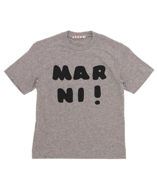 MARNI(マルニ)/マルニ Tシャツ・カットソー ロゴプリントクルーネックTシャツ キッズ ロゴ グレー キッズ MARNI M00934M00HZ MT163U 0M903/img05