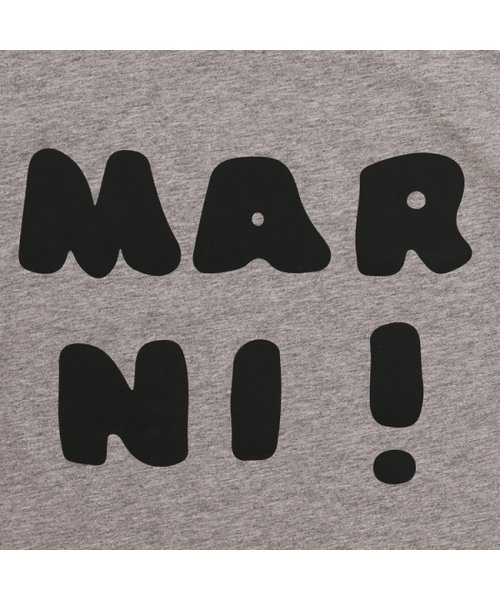 MARNI(マルニ)/マルニ Tシャツ・カットソー ロゴプリントクルーネックTシャツ キッズ ロゴ グレー キッズ MARNI M00934M00HZ MT163U 0M903/img06