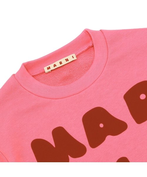 MARNI(マルニ)/マルニ スウェット クルーネック スウェットシャツ キッズ ロゴ ピンク キッズ MARNI M00935M00NI IERIA 0M338/img03