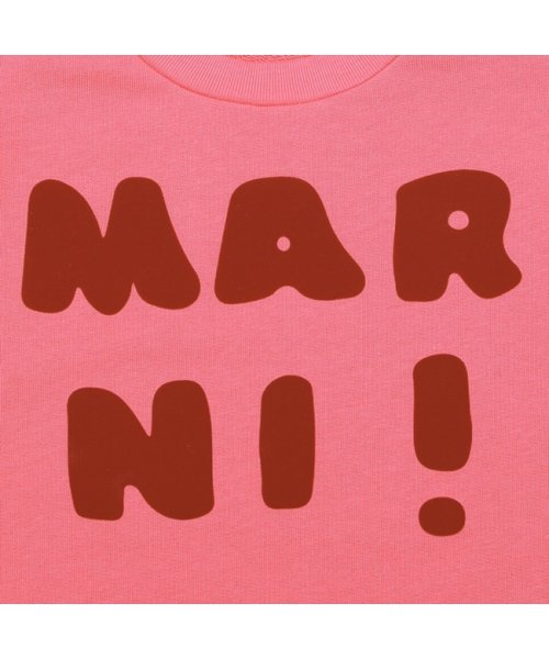 MARNI(マルニ)/マルニ スウェット クルーネック スウェットシャツ キッズ ロゴ ピンク キッズ MARNI M00935M00NI IERIA 0M338/img06