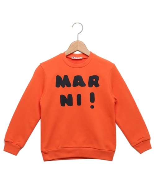 MARNI(マルニ)/マルニ スウェット クルーネック スウェットシャツ キッズ ロゴ オレンジ キッズ MARNI M00935M00NI IERIA 0M428/img01