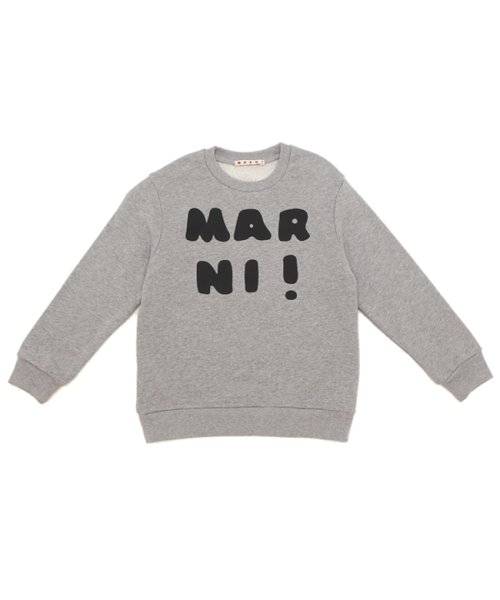 MARNI(マルニ)/マルニ スウェット クルーネック スウェットシャツ キッズ ロゴ グレー キッズ MARNI M00935M00NI IERIA 0M903/img05