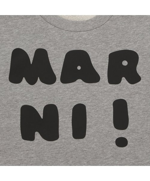 MARNI(マルニ)/マルニ スウェット クルーネック スウェットシャツ キッズ ロゴ グレー キッズ MARNI M00935M00NI IERIA 0M903/img06