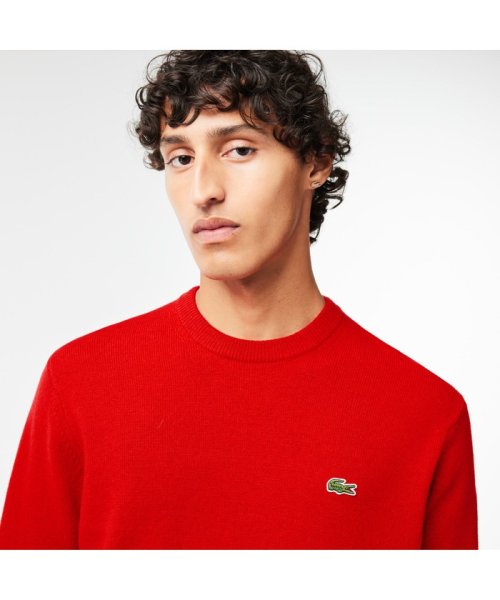 LACOSTE Mens(ラコステ　メンズ)/サスティナブルウールニットワンポイントセーター/img12