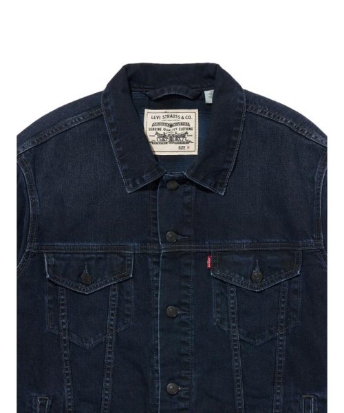 Levi's(リーバイス)/WELLTHREAD(R) リラックスフィット トラッカージャケット ダークインディゴ LEAF/img05