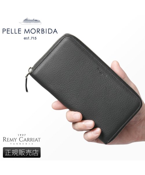 PELLE MORBIDA(ペッレモルビダ)/ペッレモルビダ 長財布 ラウンドファスナー 本革 財布 バルカ レミーキャリアット PELLE MORBIDA PMO－BA611/img01