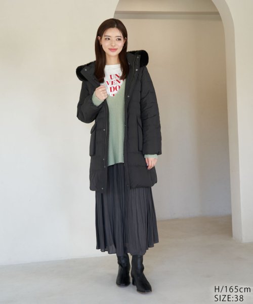 ファー付きダウンコート ファー付きダウンコート A1242033046(9438円)