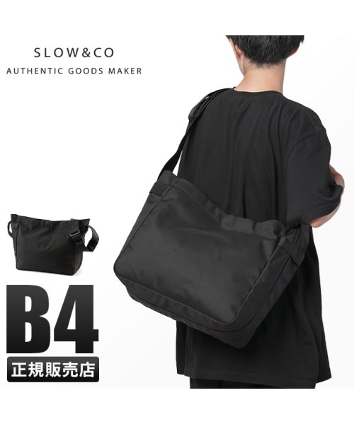 SLOW(スロウ)/SLOW バッグ ショルダーバッグ メンズ レディース 大きめ 大容量 軽量 日本製 斜めがけ A4 B4 スロウ バリスティックエアー 868S00L/img01