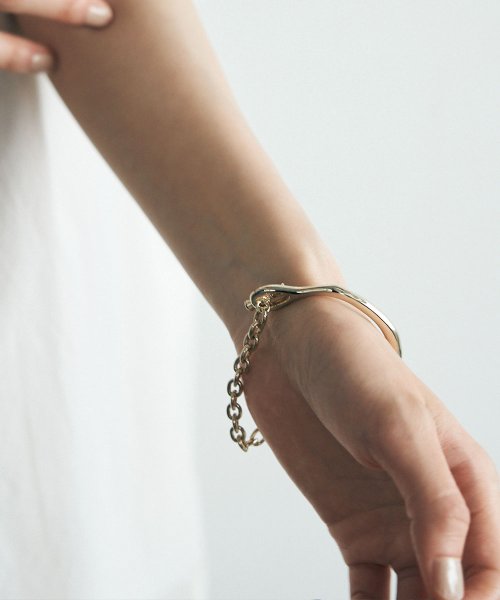 marjour(マージュール)/WAVINESS CHAIN BANGLE/img04