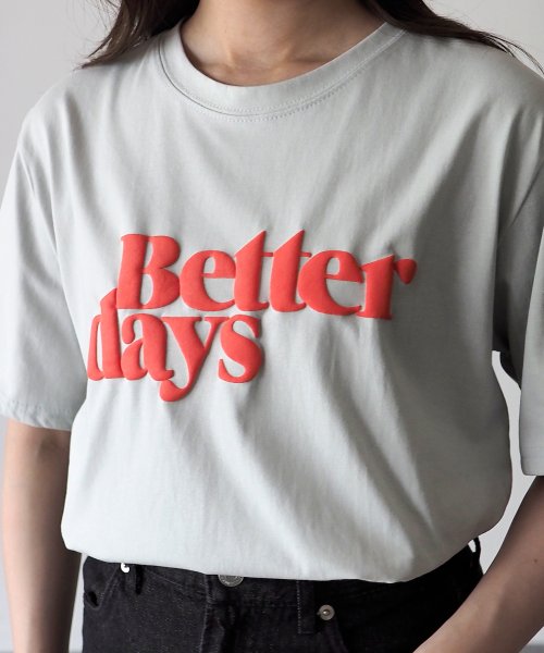 Riberry(リベリー)/Better days発泡プリントTシャツ/img04