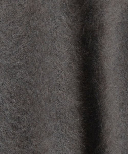 フラッフィーヤーン クルーネックカーディガン 