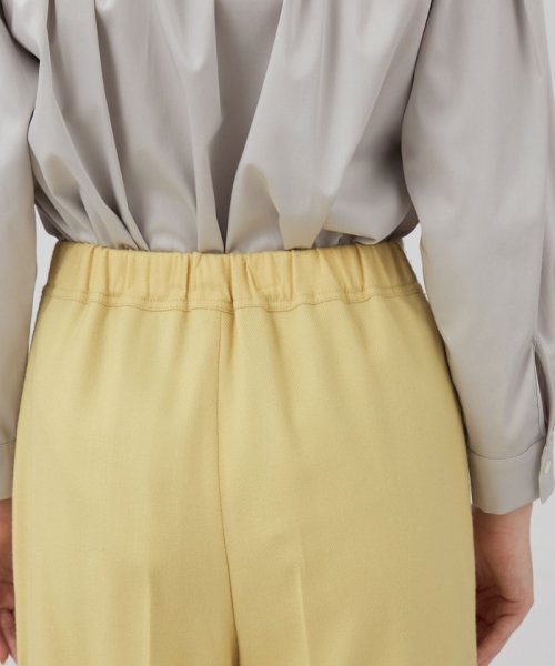 ストレッチボタニー ワイドパンツ 